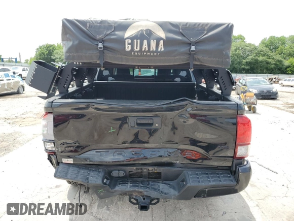 2022 Toyota Tacoma SR with VIN 3TMCZ5AN7NM477331, listed as a Copart auction lot 59991105 with 40,057 mi miles and Salvage title. Bid and sale history available at DreamBid. Image 6.