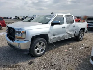 2016 Chevrolet Silverado 1500 LT with VIN 3GCPCRECXGG377048, listed as a Copart auction lot 52706575 with 160,225 mi miles and Salvage Title. Bid and sale history available at carsss.com. Image 1.