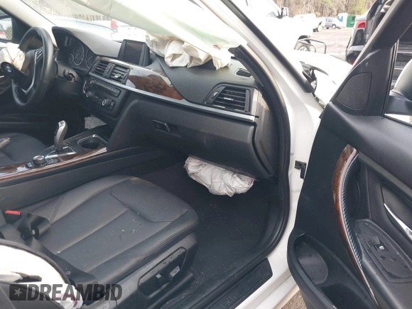 2015 BMW 3 Series 328i xDrive with VIN WBA3B5G59FNS19005, listed as a IAAI auction lot 41570070 with 104,666 mi miles. Bid and sale history available at carsss.com. Image 5.