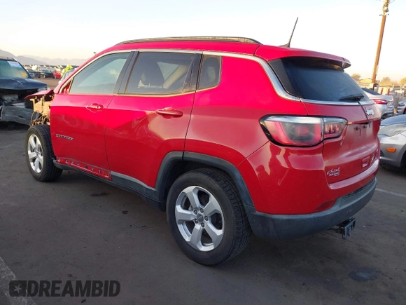 2019 Jeep Compass Latitude with VIN 3C4NJCBB5KT711671, listed as a IAAI auction lot 41435932 with 110,428 mi miles and . Bid and sale history available at DreamBid. Image 3.