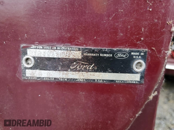 1968 Ford Thunderbird with VIN 8Y84N110921, listed as a Copart auction lot 51260085 with Not Provided miles and Clean Title. Bid and sale history available at DreamBid. Image 12.