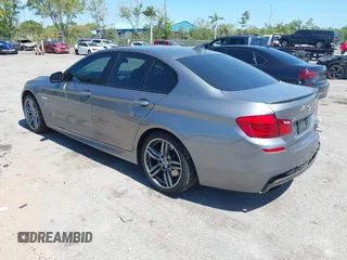 2013 BMW 5 Series 550i xDrive with VIN WBAFU9C54DDY72137, listed as a IAAI auction lot 41794124 with 58,647 mi miles and . Bid and sale history available at carsss.com. Image 3.