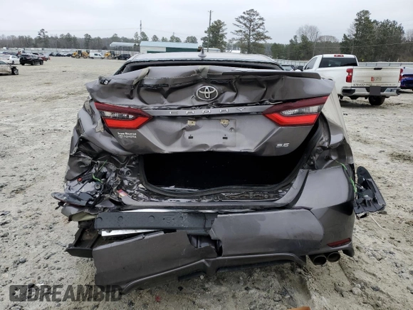 2021 Toyota Camry SE Nightshade with VIN 4T1G11AK1MU614891, listed as a Copart auction lot 42510835 with 86,313 mi miles and Salvage Title. Bid and sale history available at DreamBid. Image 6.