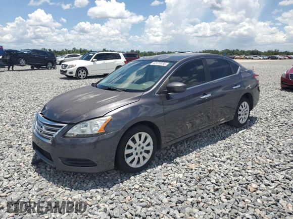 2014 Nissan Sentra SV with VIN 3N1AB7AP8EY244157, listed as a Copart auction lot 62070055 with Not provided miles and Salvage title. Bid and sale history available at DreamBid. Image 1.