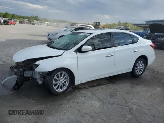 2017 Nissan Sentra SV with VIN 3N1AB7AP2HY310142, listed as a Copart auction lot 58083405 with 152,308 mi miles and Salvage title. Bid and sale history available at DreamBid. Image 1.