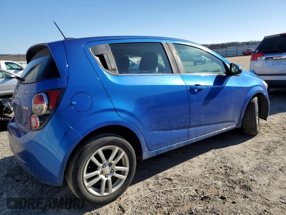2016 Chevrolet Sonic LT with VIN 1G1JC6SB0G4175731, listed as a Copart auction lot 41773445 with 77,636 mi miles and Salvage Title. Bid and sale history available at carsss.com. Image 3.