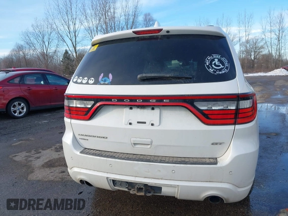 2017 Dodge Durango GT with VIN 1C4RDJDGXHC907163, listed as a IAAI auction lot 41427766 with 119,719 mi miles and . Bid and sale history available at carsss.com. Image 16.