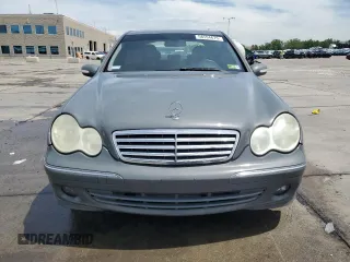 2007 Mercedes-Benz C 280 Luxury with VIN WDBRF92HX7F837258, listed as a Copart auction lot 58594675 with 158,544 mi miles and Salvage title. Bid and sale history available at DreamBid. Image 5.
