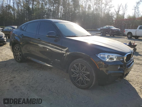 2018 BMW X6 xDrive35i with VIN 5UXKU2C55J0X50154, listed as a Copart auction lot 46868243 with 47,869 mi miles. Bid and sale history available at carsss.com. Image 4.