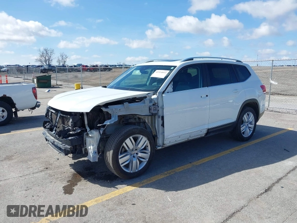 2019 Volkswagen Atlas SEL with VIN 1V2MR2CA2KC597854, listed as a IAAI auction lot 41924853 with 96,847 mi miles and . Bid and sale history available at DreamBid. Image 20.