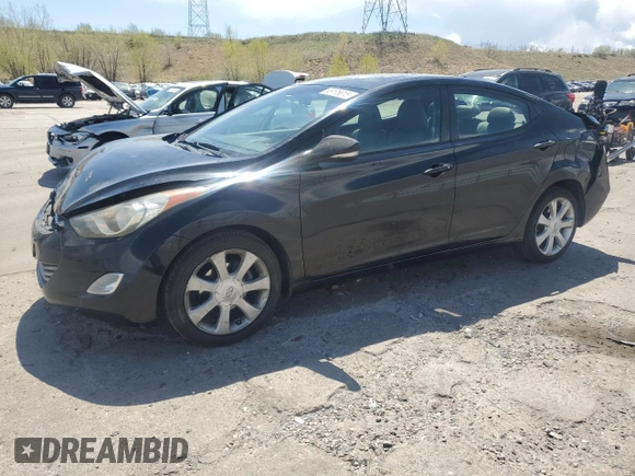 2011 Hyundai Elantra Limited с VIN 5NPDH4AE3BH017876, выставлен на аукционе Copart как лот 55175615 с пробегом 162 291 миль миль и Списание • Salvage title. История ставок и продаж доступна на DreamBid. Изображение 1.
