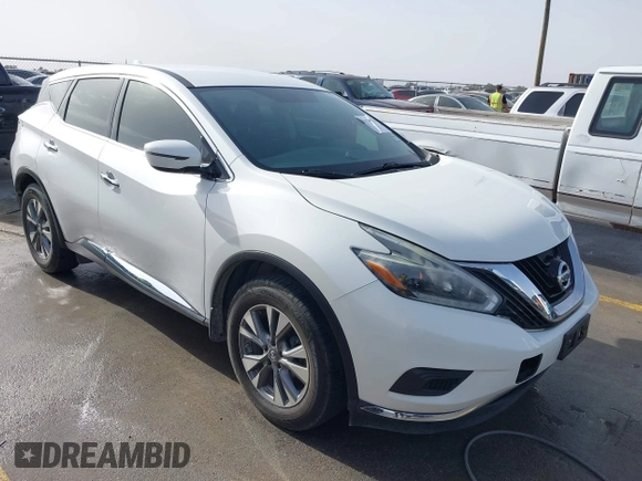 2018 Nissan Murano SV with VIN 5N1AZ2MG7JN202881, listed as a IAAI auction lot 41745321 with 111,567 mi miles and . Bid and sale history available at DreamBid. Image 1.
