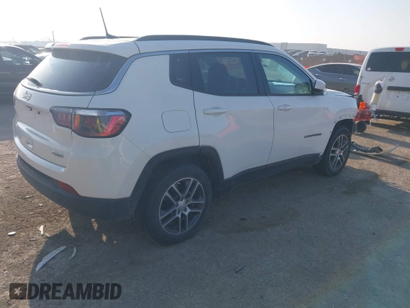 2020 Jeep Compass Latitude with VIN 3C4NJCBB1LT154890, listed as a IAAI auction lot 41787648 with Not Provided miles and . Bid and sale history available at carsss.com. Image 4.