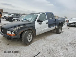 2001 Dodge Dakota Sport with VIN 1B7GL2AN41S118134, listed as a Copart auction lot 44824475 with 213,207 mi miles and Salvage Title. Bid and sale history available at DreamBid. Image 1.