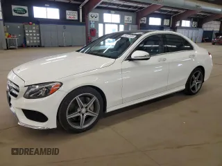 2016 Mercedes-Benz C 300 Luxury with VIN 55SWF4KB4GU126497, listed as a Copart auction lot 54572505 with 101,699 mi miles and Salvage Title. Bid and sale history available at DreamBid. Image 1.