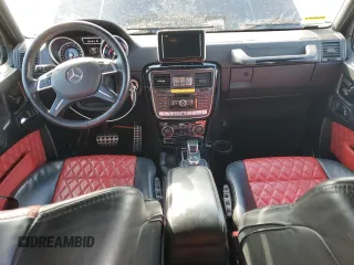 2015 Mercedes-Benz G-Class G 63 AMG with VIN WDCYC7DFXFX237297, listed as a Copart auction lot 46496835 with 114,346 mi miles and Clean Title. Bid and sale history available at carsss.com. Image 8.