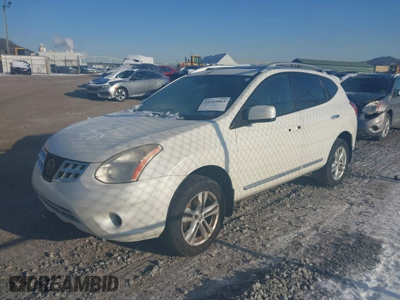 2012 Nissan Rogue SV with VIN JN8AS5MV5CW371324, listed as a IAAI auction lot 41393863 with 212,981 mi miles and . Bid and sale history available at carsss.com. Image 2.
