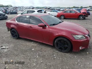 2013 Lexus GS 350 with VIN JTHBE1BL9D5008581, listed as a Copart auction lot 52741535 with 148,587 mi miles and Salvage Title. Bid and sale history available at carsss.com. Image 4.