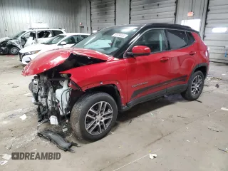 2018 Jeep Compass Latitude with VIN 3C4NJDBB2JT155307, listed as a Copart auction lot 51294085 with 58,718 mi miles and Clean Title. Bid and sale history available at carsss.com. Image 1.