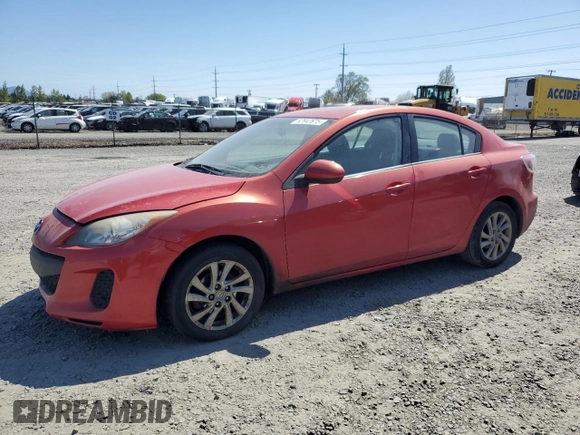 2012 Mazda 3 i Sport with VIN JM1BL1UF4C1568447, listed as a Copart auction lot 52842875 with 270,815 mi miles and Salvage Title. Bid and sale history available at DreamBid. Image 1.