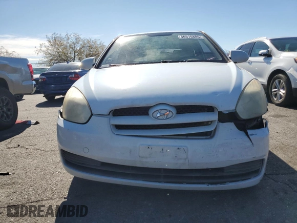 2007 Hyundai Accent GS с VIN KMHCM36C37U016289, выставлен на аукционе Copart как лот 46515805 с пробегом 173 876 миль миль и Списание • Salvage title. История ставок и продаж доступна на DreamBid. Изображение 5.