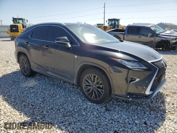 2017 Lexus RX with VIN 2T2ZZMCA3HC054821, listed as a Copart auction lot 47623195 with 53,966 mi miles and Salvage Title. Bid and sale history available at carsss.com. Image 4.