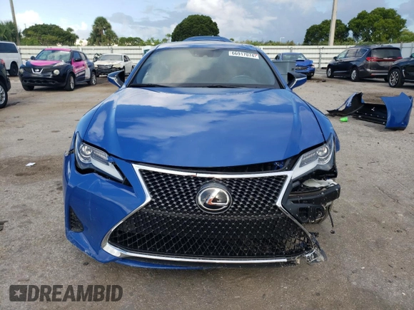 2022 Lexus RC 350 z VIN JTHDZ5BC2N5025759, wystawiony jako Copart lot #66917074 z przebiegiem 25 231 mil mil oraz Nie do naprawy • Non repairable. Historia ofert i sprzedaży dostępna na DreamBid. Obrazek 5.