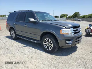 2017 Ford Expedition XLT with VIN 1FMJU1HT1HEA66676, listed as a Copart auction lot 61862135 with 115,085 mi miles and Salvage title. Bid and sale history available at DreamBid. Image 4.