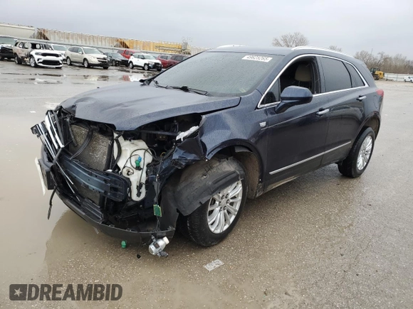 2017 Cadillac XT5 FWD with VIN 1GYKNARS1HZ114983, listed as a Copart auction lot 49625265 with Not Provided miles and Salvage Title. Bid and sale history available at carsss.com. Image 1.
