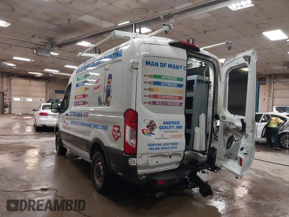 2018 Ford Transit with VIN 1FTYR1CM6JKA12527, listed as a IAAI auction lot 41117614 with 93,048 mi miles and . Bid and sale history available at DreamBid. Image 3.