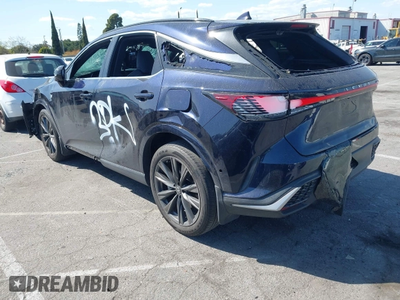 2023 Lexus RX 350 with VIN 2T2BAMCA3PC017131, listed as a IAAI auction lot 41965100 with 23,344 mi miles and . Bid and sale history available at DreamBid. Image 3.