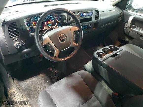 2012 GMC Sierra 2500HD SLE with VIN 1GT220CG1CZ202356, listed as a Copart auction lot 44493865 with 153,704 mi miles and Salvage Title. Bid and sale history available at carsss.com. Image 8.
