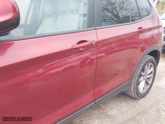 2013 BMW X3 xDrive28i with VIN 5UXWX9C52D0A23322, listed as a IAAI auction lot 42007867 with 96,275 mi miles. Bid and sale history available at carsss.com. Image 6.