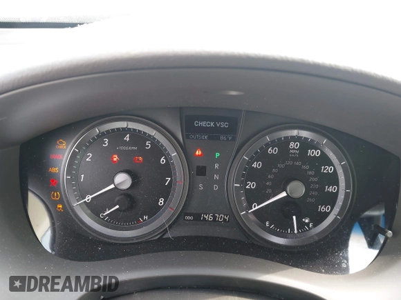 2008 Lexus ES 330 with VIN JTHBJ46G082219069, listed as a IAAI auction lot 42279161 with 146,704 mi miles and . Bid and sale history available at DreamBid. Image 7.