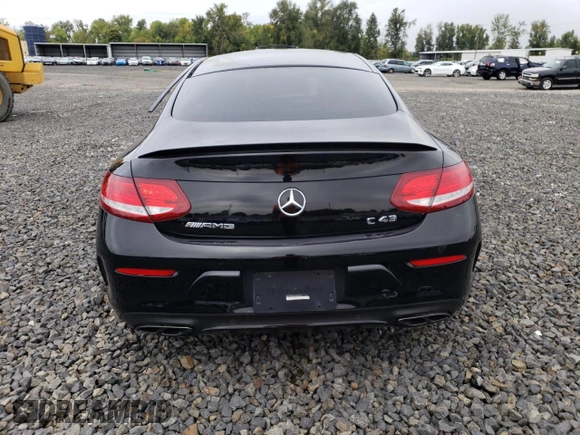2017 Mercedes-Benz C 43 AMG with VIN WDDWJ6EB1HF593550, listed as a Copart auction lot 74657224 with 77,780 mi miles and Salvage Title. Bid and sale history available at carsss.com. Image 6.