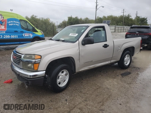 2004 GMC Canyon SL Z85 z VIN 1GTCS146548180482, wystawiony jako Copart lot #71826504 z przebiegiem Nie podano mil oraz Nie do naprawy • Non repairable. Historia ofert i sprzedaży dostępna na DreamBid. Obrazek 1.