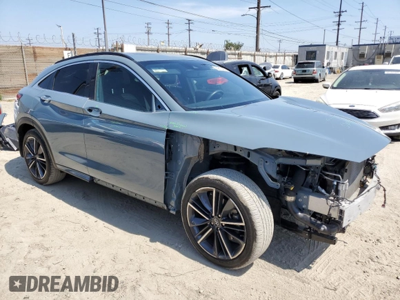 2023 Infiniti QX55 Essential z VIN 3PCAJ5KRXPF119244, wystawiony jako Copart lot #60610425 z przebiegiem 12 809 mil mil oraz Szkoda całkowita • Salvage title. Historia ofert i sprzedaży dostępna na DreamBid. Obrazek 4.