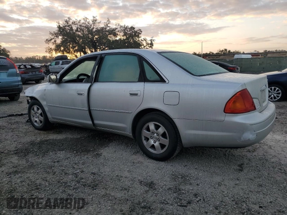 2002 Toyota Avalon XL with VIN 4T1BF28B32U263941, listed as a Copart auction lot 83993504 with 118,438 mi miles and Salvage Title. Bid and sale history available at DreamBid. Image 2.