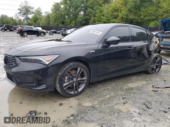 2024 Acura Integra w/A-Spec Package with VIN 19UDE4H33RA013679, listed as a Copart auction lot 69057484 with 8,998 mi miles and Salvage Title. Bid and sale history available at carsss.com. Image 1.