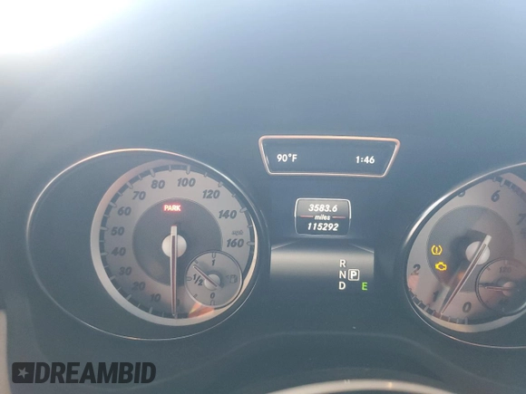 2015 Mercedes-Benz CLA 250 with VIN WDDSJ4EB2FN181305, listed as a Copart auction lot 55330535 with 115,292 mi miles and Salvage Title. Bid and sale history available at DreamBid. Image 9.