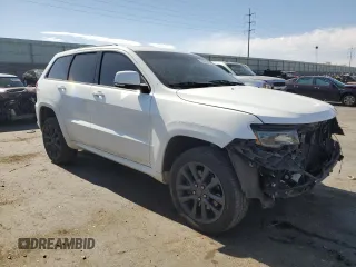 2018 Jeep Grand Cherokee High Altitude with VIN 1C4RJFCT8JC224727, listed as a Copart auction lot 55074305 with 65,514 mi miles and Salvage title. Bid and sale history available at DreamBid. Image 4.