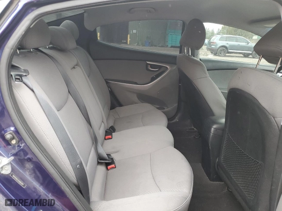 2012 Hyundai Elantra GLS PZEV with VIN 5NPDH4AE2CH062907, listed as a Copart auction lot 48161985 with 196,095 mi miles and Salvage Title. Bid and sale history available at carsss.com. Image 10.