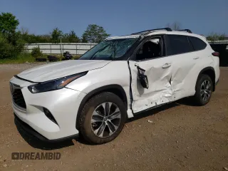 2023 Toyota Highlander L with VIN 5TDKDRAH8PS026651, listed as a Copart auction lot 59330995 with 35,077 mi miles and Salvage title. Bid and sale history available at DreamBid. Image 1.