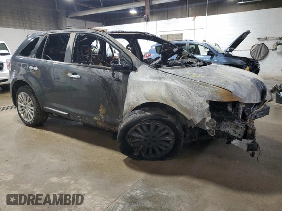2013 Lincoln MKX with VIN 2LMDJ8JK7DBL33099, listed as a Copart auction lot 53753875 with 0 mi miles and Salvage Title. Bid and sale history available at carsss.com. Image 4.