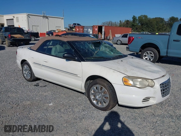 2004 Chrysler Sebring Limited with VIN 1C3EL65R84N390852, listed as a IAAI auction lot 40572807 with 100,975 mi miles and . Bid and sale history available at DreamBid. Image 1.