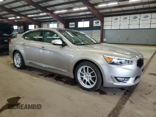 2014 Kia Cadenza Limited z VIN KNALN4D72E5123027, wystawiony jako Copart lot #55997205 z przebiegiem 170 094 mil mil oraz Tytuł czysty. Historia ofert i sprzedaży dostępna na DreamBid. Obrazek 4.