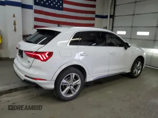 2024 Audi Q3 S line Premium Plus with VIN WA1EECF3XR1205174, listed as a Copart auction lot 88535095 with 1,174 mi miles and Salvage title. Bid and sale history available at DreamBid. Image 3.