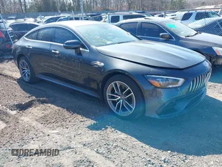 2022 Mercedes-Benz AMG GT with VIN W1K7X5KB7NA048253, listed as a IAAI auction lot 41760621 with 999,999 mi miles. Bid and sale history available at carsss.com. Image 1.