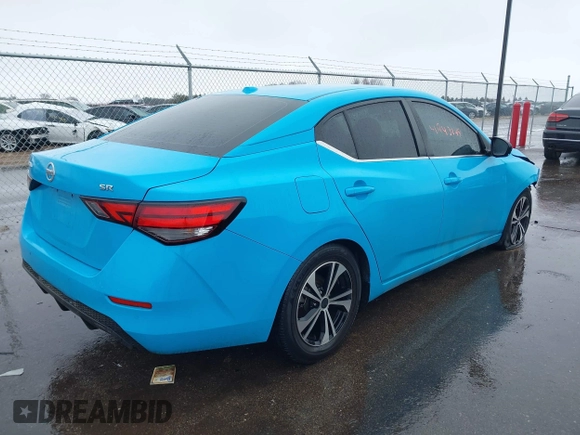 2021 Nissan Sentra SV with VIN 3N1AB8CV3MY259746, listed as a IAAI auction lot 41943148 with 55,866 mi miles and . Bid and sale history available at DreamBid. Image 4.