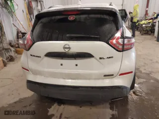 2018 Nissan Murano Platinum with VIN 5N1AZ2MH0JN123528, listed as a IAAI auction lot 41582715 with 91,688 mi miles. Bid and sale history available at carsss.com. Image 16.